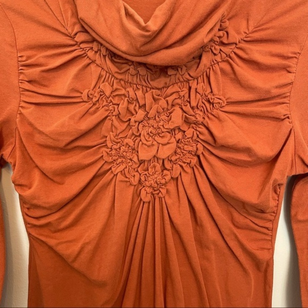 Anthropologie - Deletta - burnt orange top